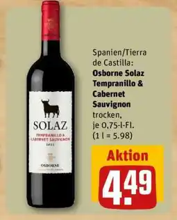 REWE Osborne Solaz Tempranillo & Cabernet Sauvignon Angebot