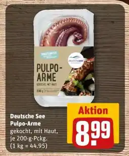 REWE Deutsche See Pulpo Arme Angebot