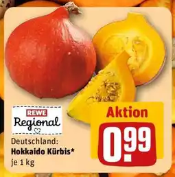 REWE Hokkaido Kürbis Angebot