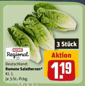 REWE Romana Salatherzen Angebot