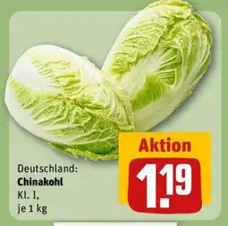 REWE Chinakohl Angebot
