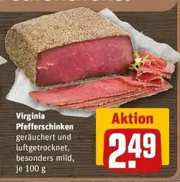 REWE Virginia Pfefferschinken Angebot