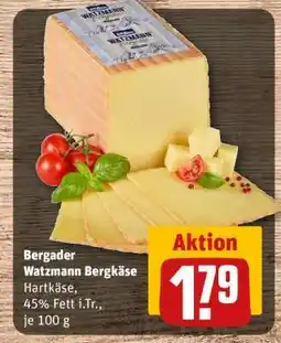 REWE Bergader Watzmann Bergkäse Angebot