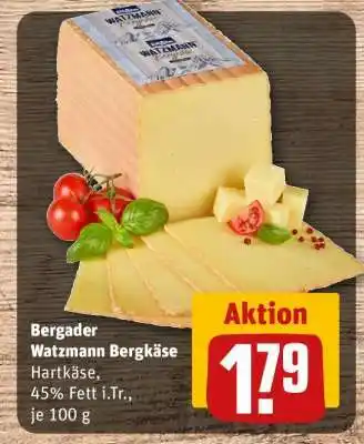 REWE Bergader Watzmann Bergkäse Angebot