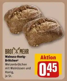 REWE Walnuss-Honig-Brötchen² Angebot