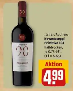 REWE Novantaceppi Primitivo IGT Angebot