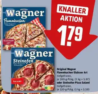 REWE Original Wagner Flammkuchen Elsässer Art Angebot