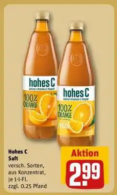REWE Hohes C Saft Angebot