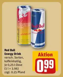 REWE Red Bull Energy Drink Angebot