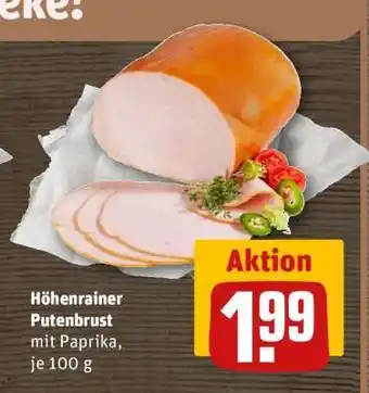 REWE Höhenrainer Putenbrust Angebot
