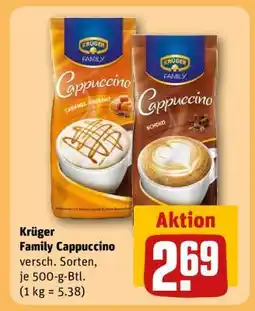 REWE KRÜGER Family-Cappuccino Angebot