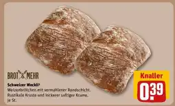 REWE Schweizer Weckli² Angebot
