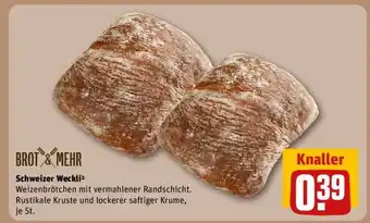 REWE Schweizer Weckli² Angebot