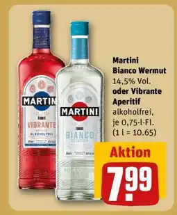 REWE Martini Bianco Wermut oder Vibrante Aperitif Angebot