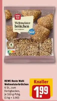 REWE REWE Beste Wahl Weltmeisterbrötchen Angebot