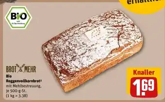 REWE Bio-Roggenvollkornbrot Angebot