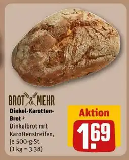REWE Dinkel-Karotten-Brot Angebot