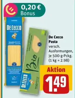 REWE De Cecco Pasta Angebot