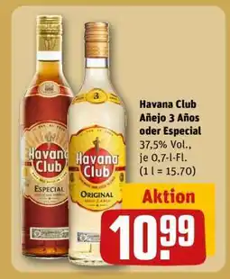 REWE HAVANA CLUB Añejo 3 Años oder Especial Angebot