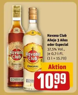REWE HAVANA CLUB Añejo 3 Años oder Especial Angebot