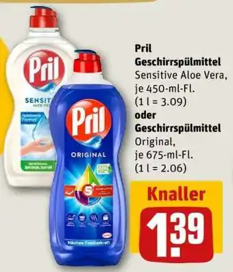 REWE Pril Geschirrspülmittel Angebot