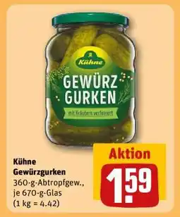 REWE KÜHNE Gewürzgurken Angebot