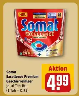 REWE Somat Excellence Premium Geschirrreiniger Angebot