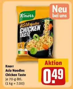 REWE Knorr Asia Noodles Chicken Taste Angebot