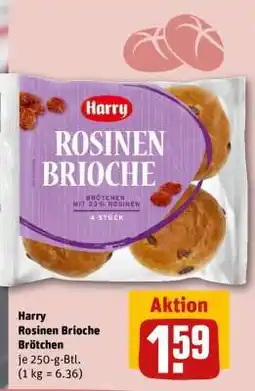 REWE Harry Rosinen Brioche Brötchen Angebot