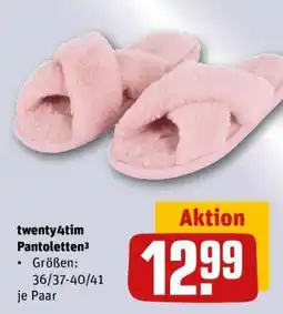 REWE twenty4tim Pantoletten³ Angebot