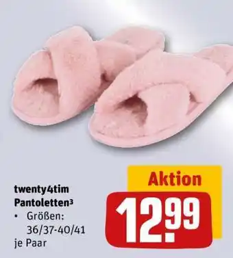 REWE twenty4tim Pantoletten³ Angebot