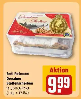 REWE Emil Reimann Dresdner Stollenscheiben Angebot