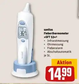REWE sanitas Fieberthermometer SFT 53 Angebot