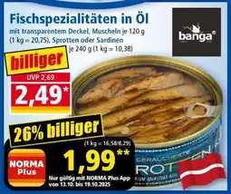 Norma Fischspezialitäten in Öl Angebot