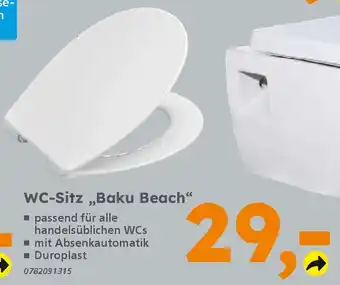 Globus Baumarkt WC-Sitz „,Baku Beach" Angebot