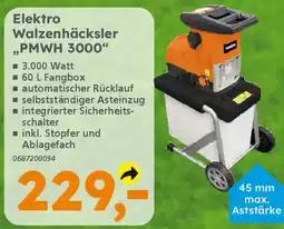 Globus Baumarkt PRIMASTER Walzenhäcksler ,,PMWH 3000" Angebot