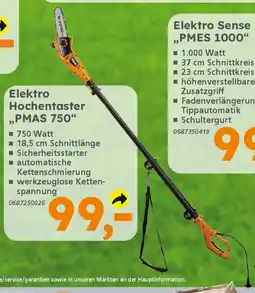 Globus Baumarkt PRIMASTER Elektro Hochentaster ,,PMAS 750" Angebot