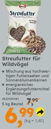 Globus Baumarkt elles Streufutter für Wildvögel Angebot
