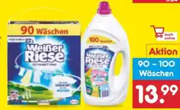 Netto Marken-Discount Weißer Riese Waschmittel Universal Pulver Angebot
