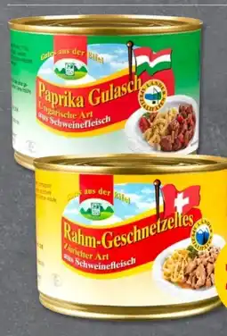 PENNY Gutes aus der Eifel Fleischgericht Paprika Gulasch Angebot