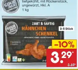 Netto Marken-Discount Gourmeat Hähnchen Schenkel Angebot