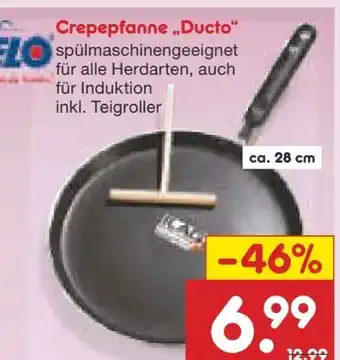Netto Marken-Discount ELO Crêpepfanne Ducto Angebot