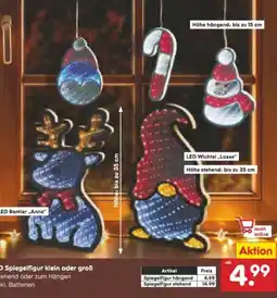Netto Marken-Discount LED Spiegelfigur Angebot
