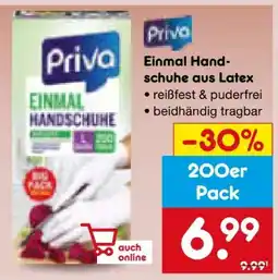 Netto Marken-Discount Priva Einmal-Handschuhe Angebot