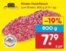 Netto Marken-Discount Gut Ponholz Rinder-Hackfleisch Angebot