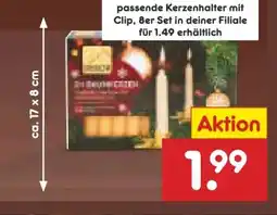 Netto Marken-Discount Dekor Baumkerzen Angebot