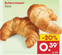 Netto Marken-Discount Netto Backstube Buttercroissant Angebot