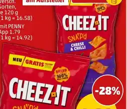 PENNY Kellogg's Cheez It Snap'd Cheese & Chilli Angebot
