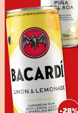 PENNY Bacardi Alkoholhaltiges Mischgetränk Angebot