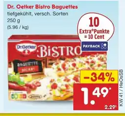 Netto Marken-Discount Dr. Oetker Bistro Baguettes Angebot